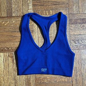 NWOT SET Active NAVY Blue Sports Bra